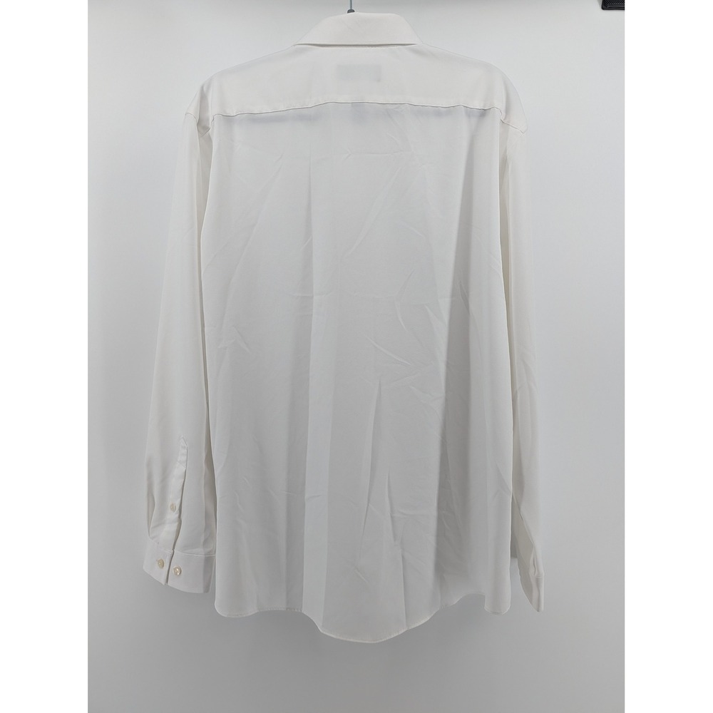 J. Ferrar Dress Shirt Mens XL White NWOTSuper Slim Fit Stretch Long Sleeve